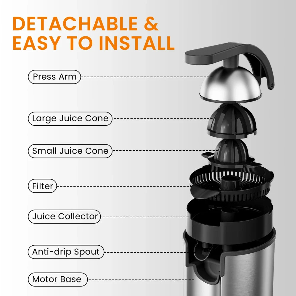 Stainless Steel Electric Citrus Juicer