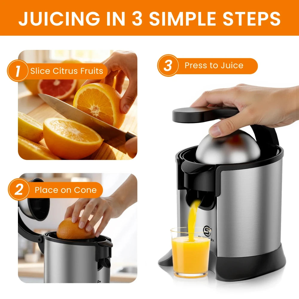 Stainless Steel Electric Citrus Juicer