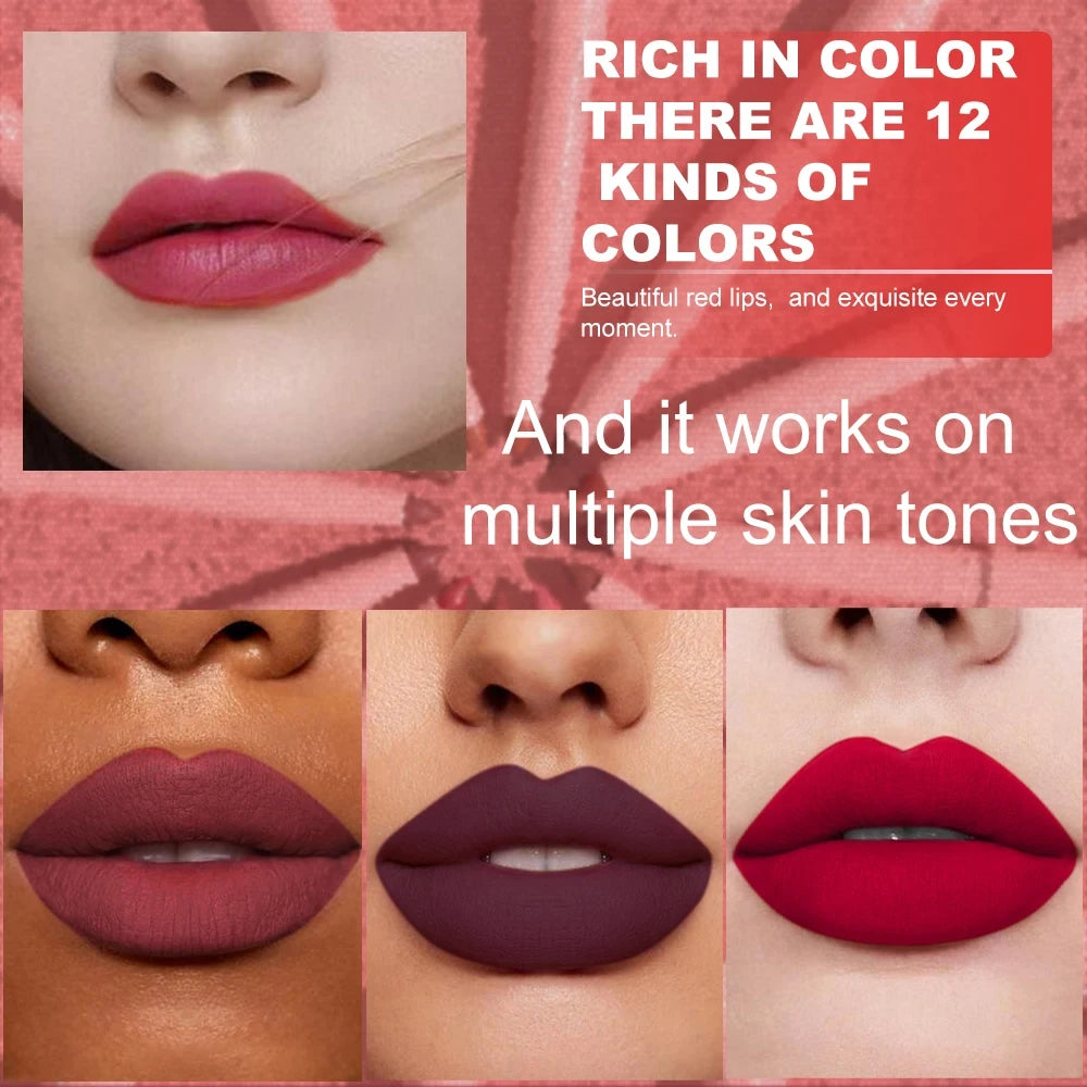 Long-Lasting Waterproof Lip Liner Pen Set