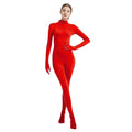 Full Coverage Footed Bodysuit Cosplay Suit Elastic Lycra Zentai One-Piece Dance Halloween Performance Costume
