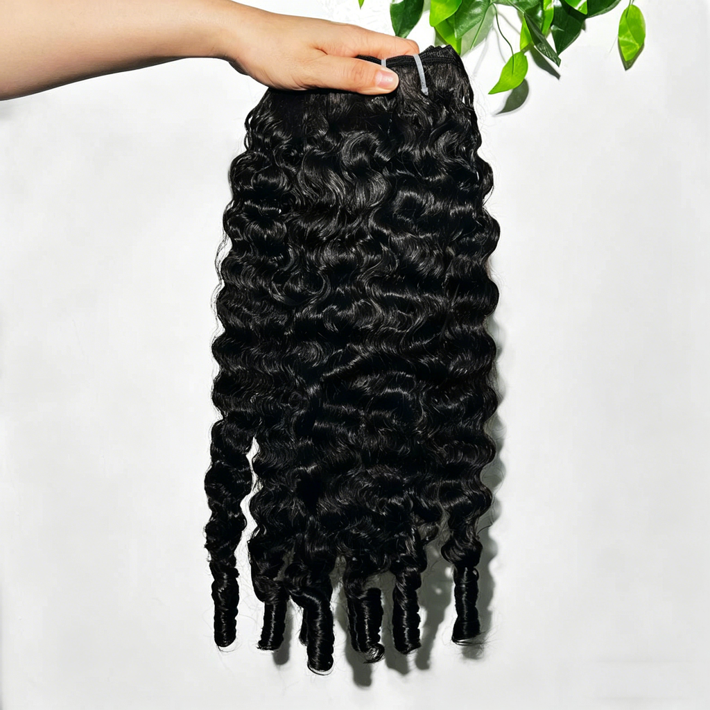 Hair Curtain Myanmar Curl Bundle