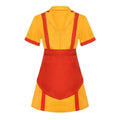 Breakout Sisters Uniform Fast Food Maid Dress Halloween Party Waitress Cosplay Costume